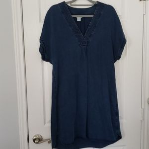 H&M capped sleeved shift dress